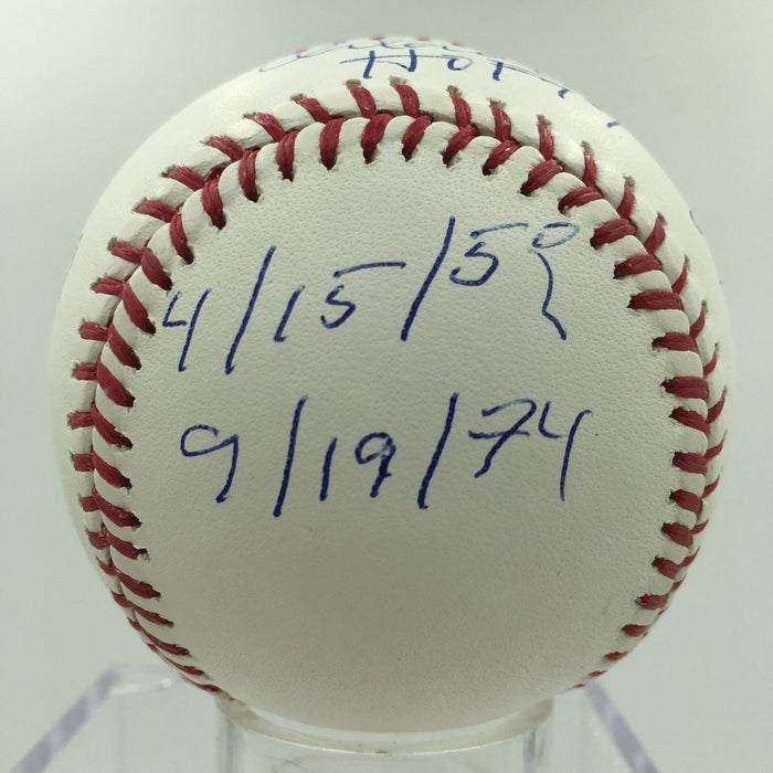 Orlando Cepeda Signed Heavily Inscribed Stat Baseball MLB AUTHENTICATED