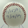 Orlando Cepeda Signed Heavily Inscribed Stat Baseball MLB AUTHENTICATED