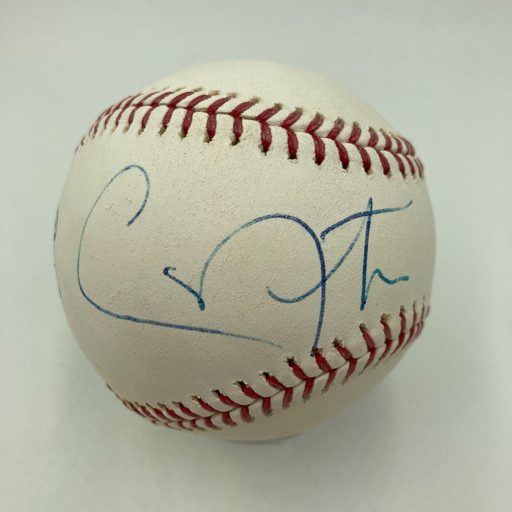 Carlos Santana Guitarist Single Signed Major League Baseball MLB Authentic
