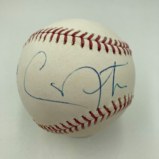 Carlos Santana Guitarist Single Signed Major League Baseball MLB Authentic