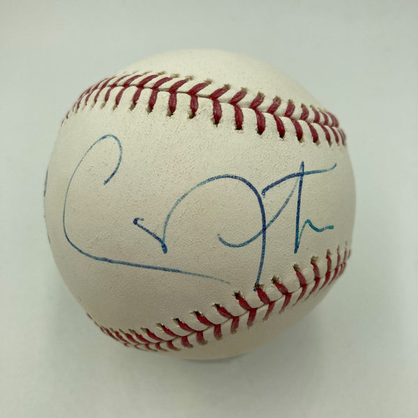 Carlos Santana Guitarist Single Signed Major League Baseball MLB Authentic