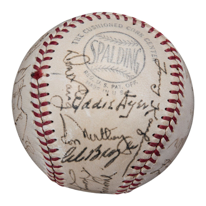 1948 St. Louis Cardinals Team Signed NL Baseball 27 Sigs Stan Musial BAS COA