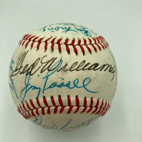 Ted Williams Boston Red Sox Legends Multi Signed Baseball 28 Signatures JSA COA