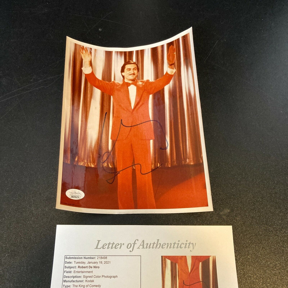 Robert De Niro Signed Vintage The King Of Comedy 8x10 Movie Photo JSA COA