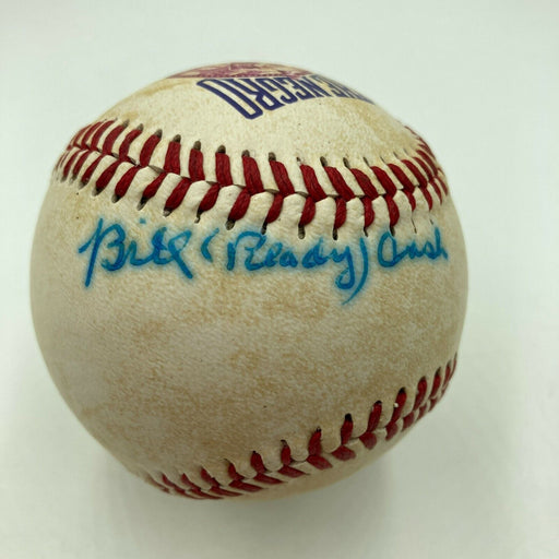Bill "Ready" Cash Signed Autographed Negro League Baseball With JSA COA