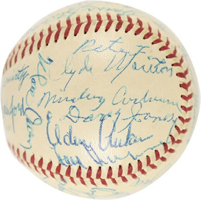 The Finest Ty Cobb Hank Greenberg Detroit Tigers Legends Signed Baseball PSA DNA
