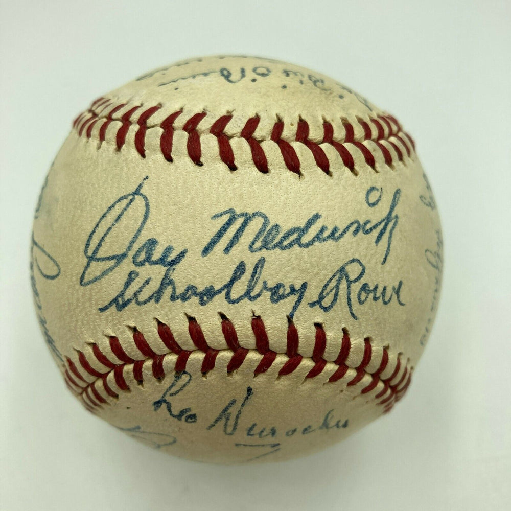 Stunning 1942 Brooklyn Dodgers Team Official National League Baseball JSA COA
