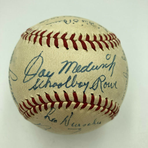 Stunning 1942 Brooklyn Dodgers Team Official National League Baseball JSA COA