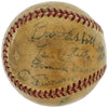 Babe Ruth, Honus Wagner, Abbott & Costello Signed Baseball Beckett COA