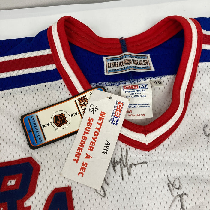 1994–95 New York Rangers Team Signed Authentic Jersey JSA COA