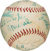 Stan Musial Dizzy Dean Frankie Frisch Medwick Cardinals HOF Signed Baseball PSA