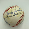 1970's HOF Multi Signed Baseball Freddie Lindstrom Ernie Banks Earl Averill JSA