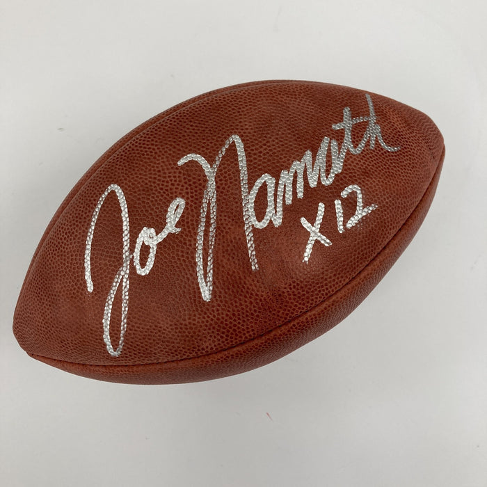 Joe Namath Signed NFL Wilson Game Football JSA COA