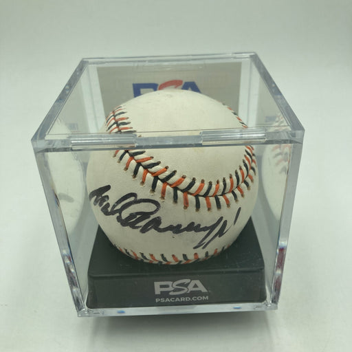 Arnold Schwarzenegger Single Signed 2007 All Star Game Baseball PSA DNA COA