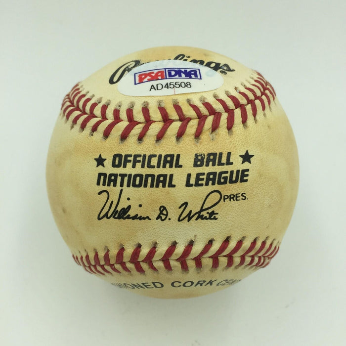 Rare Richie Ashburn "Whiz Kids HOF 1995" Signed Inscribed NL Baseball PSA DNA