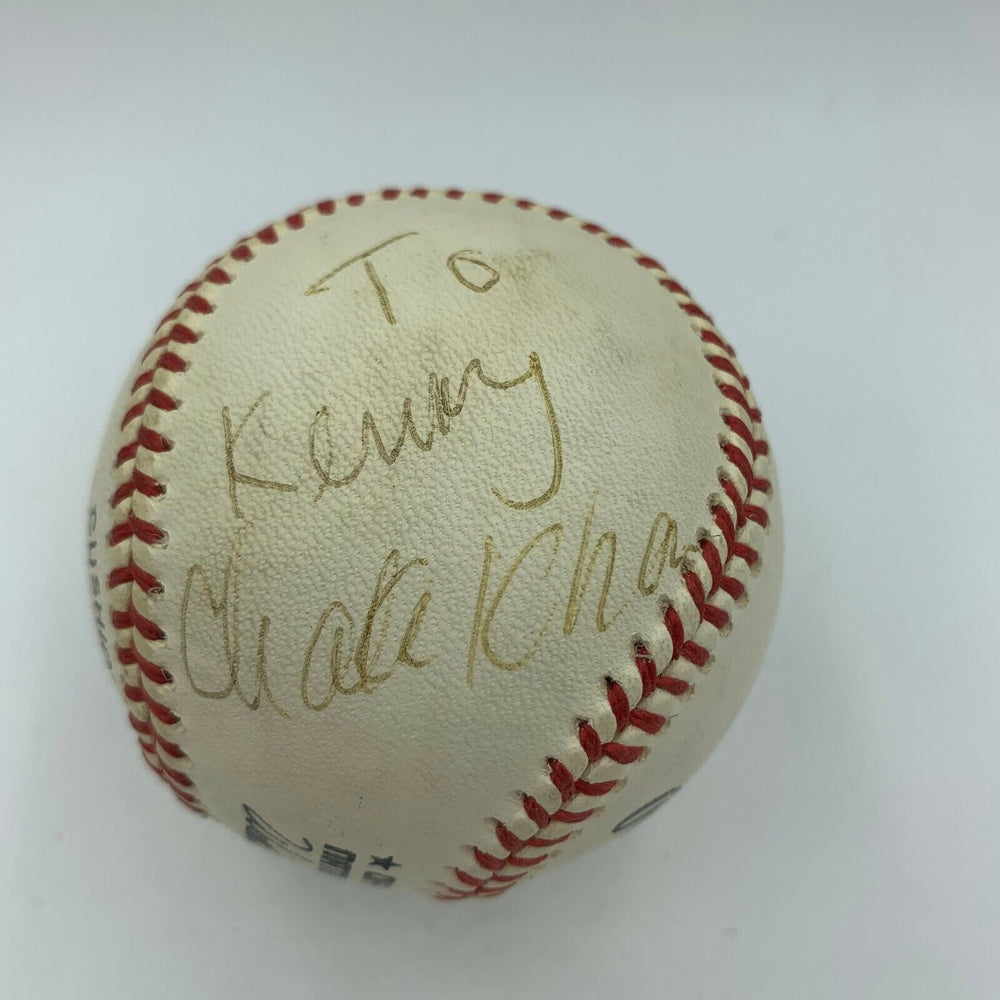 Rare Chaka Khan Signed 1980's National League Baseball With JSA COA