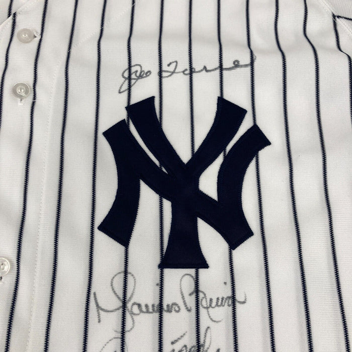 1999 New York Yankees Team Signed World Series Jersey Derek Jeter JSA COA