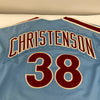 Larry Christenson 1974 Game Used Philadelphia Phillies Jersey MEARS A10