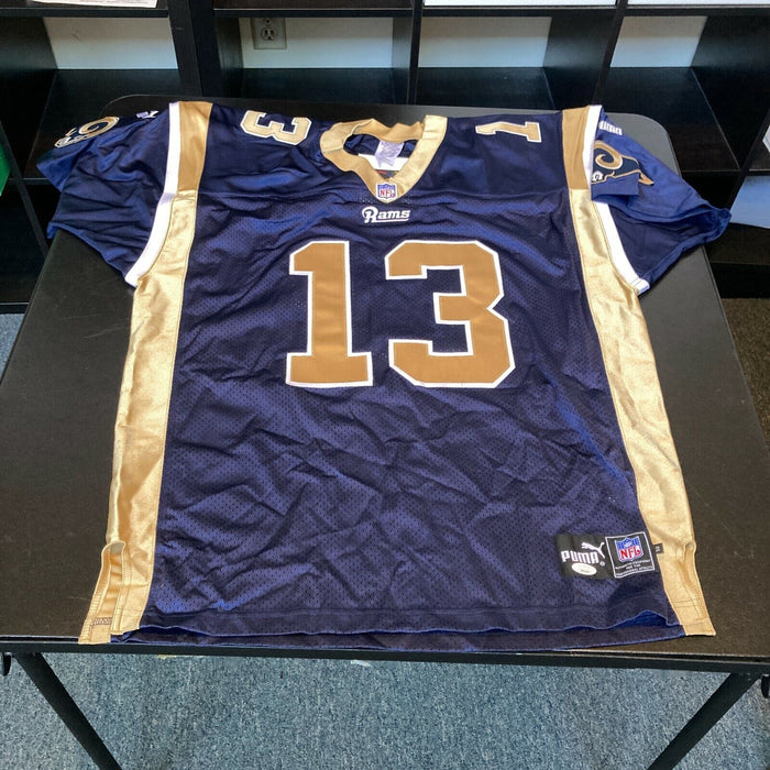 1999 St. Louis Rams Super Bowl Champs Team Signed Jersey Kurt Warner JSA COA