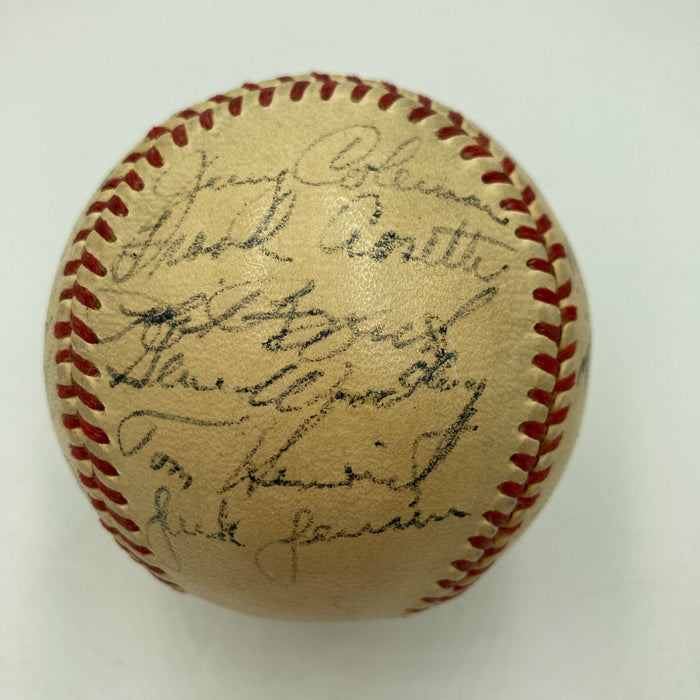 1950 New York Yankees World Series Champs Team Signed AL Baseball JSA COA