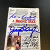 A Bronx Tale Cast Signed VHS Movie With 7 Signatures JSA COA
