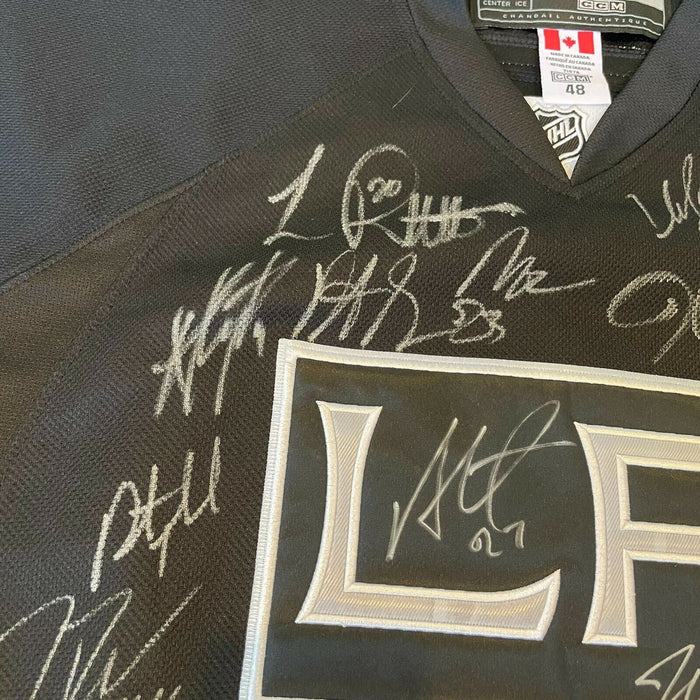 2011-12 Los Angeles Kings Stanley Cups Champs Team Signed Game Jersey JSA COA