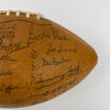 1963 University Of Texas Longhorns NCAA Champions Team Signed Football JSA COA