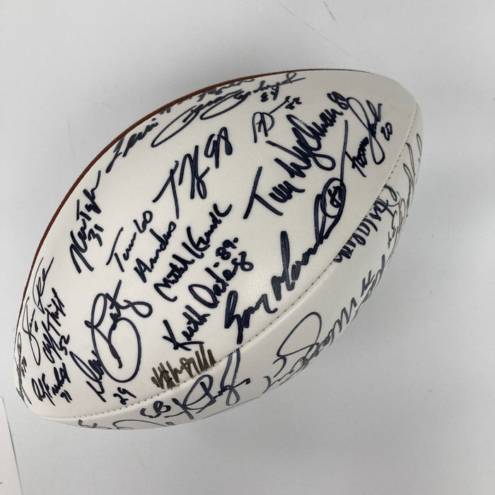 1985 Super Bowl Champs Chicago Bears Team Signed Football Walter Payton Beckett