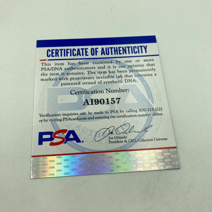 RARE Stan Musial "U.S. Navy 1945 Pearl Harbor" WW2 Signed Baseball PSA DNA COA