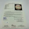RARE Donnie Moore Single Signed Baseball Angels Dec. Age 35 - 1989 With JSA COA