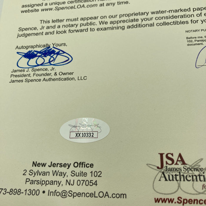 Mickey Mantle 1974 Hall Of Fame Induction Multi Signed Baseball JSA COA