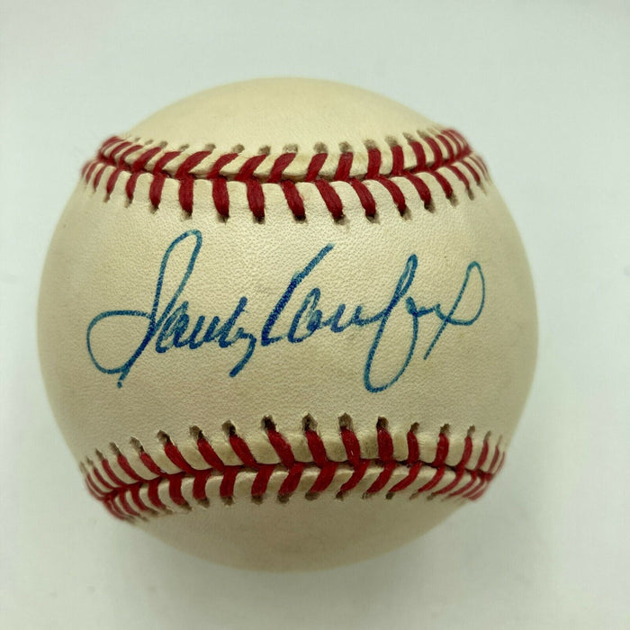 Nice Sandy Koufax Signed American League Baseball With JSA COA