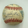 1986 All Star Game National League Team Signed Baseball Tony Gwynn Ozzie Smith