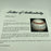 Beautiful Wilt Chamberlain Single Signed National League Baseball PSA DNA COA