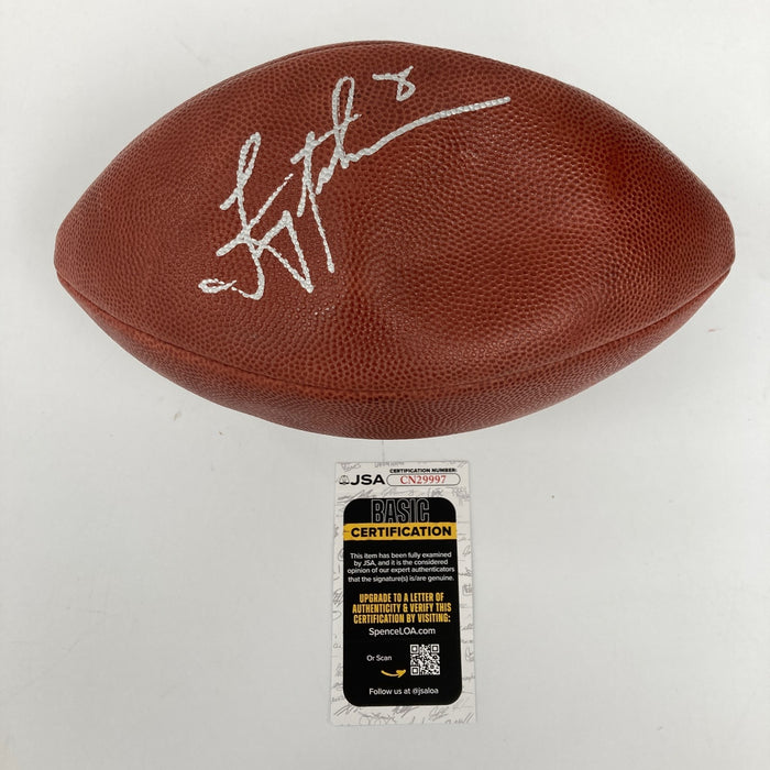 Troy Aikman Signed Official NFL Wilson Game Football JSA COA