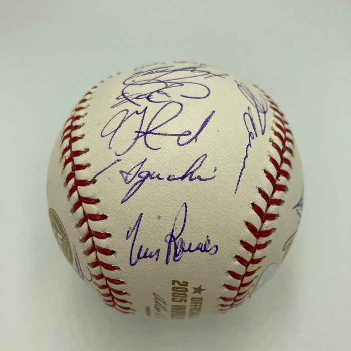 2005 Chicago White Sox Team Signed World Series Baseball Steiner COA