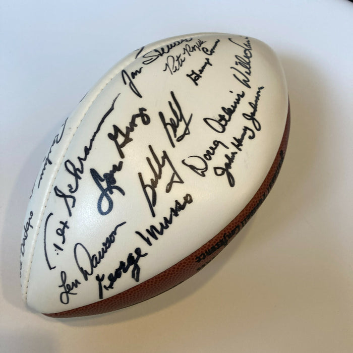 1991 Football Hall of Fame Enshrinement Signed Football 31 Sigs JSA COA
