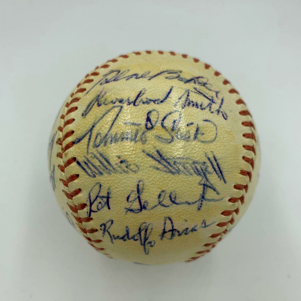 Willie Stargell Pre Rookie 1962 Columbus Jets Signed Minor League Baseball PSA