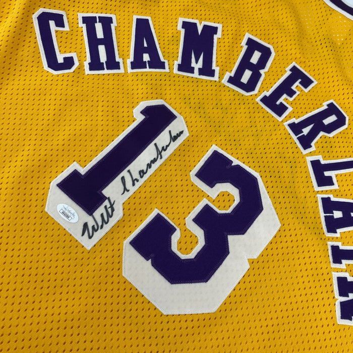 Wilt Chamberlain Signed Authentic Champion Los Angeles Lakers Jersey JSA COA