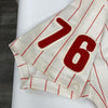 Dick Richie Allen Signed Authentic Philadelphia Phillies Russell Jersey JSA COA