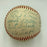 1960's St. Louis Cardinals Old Timers Day Signed Baseball Dizzy Dean Musial JSA