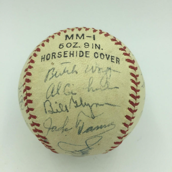 Nice 1949 Philadelphia Phillies Team Signed Baseball Whiz Kids With Beckett COA