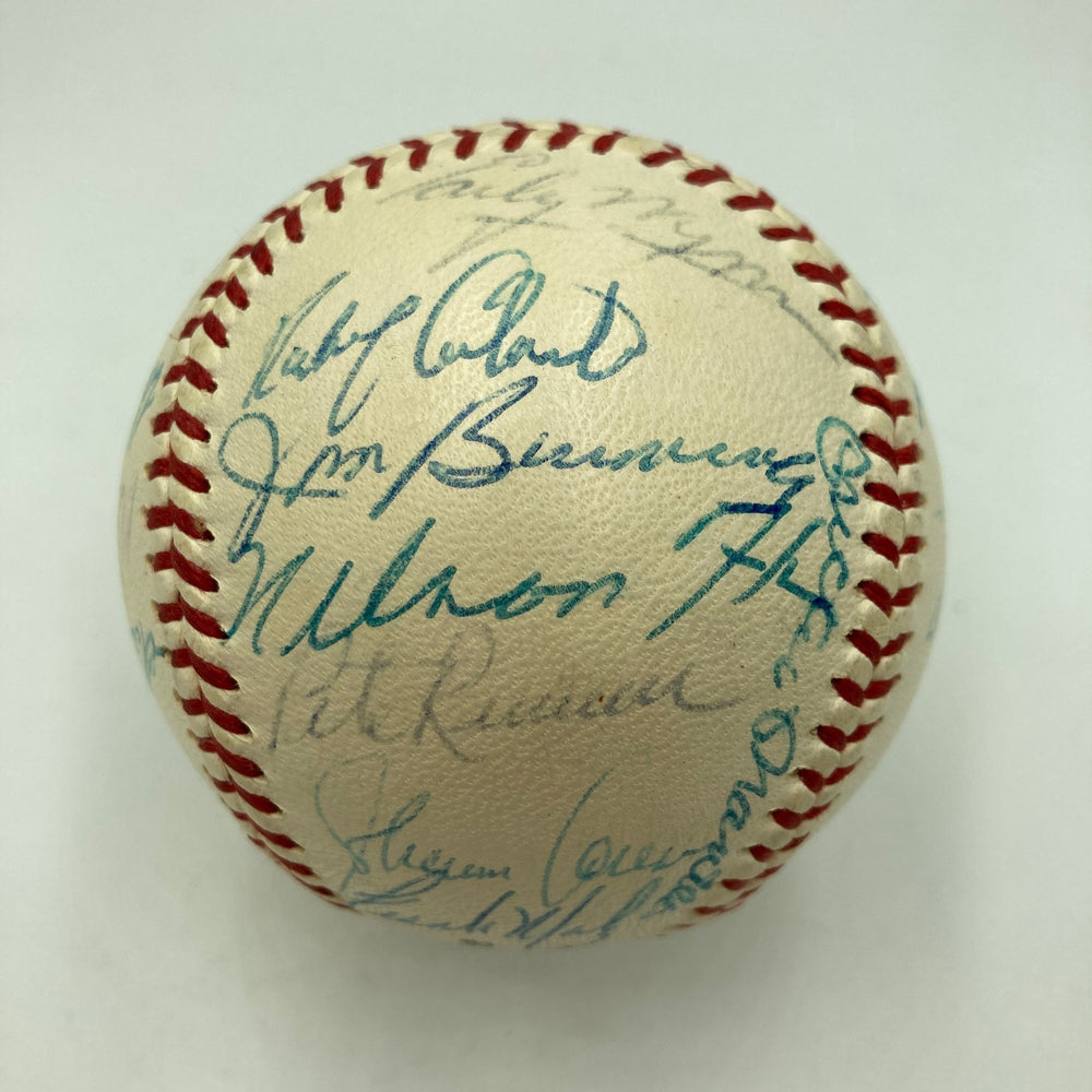 1959 All Star Game Team Signed Baseball Mickey Mantle JSA COA