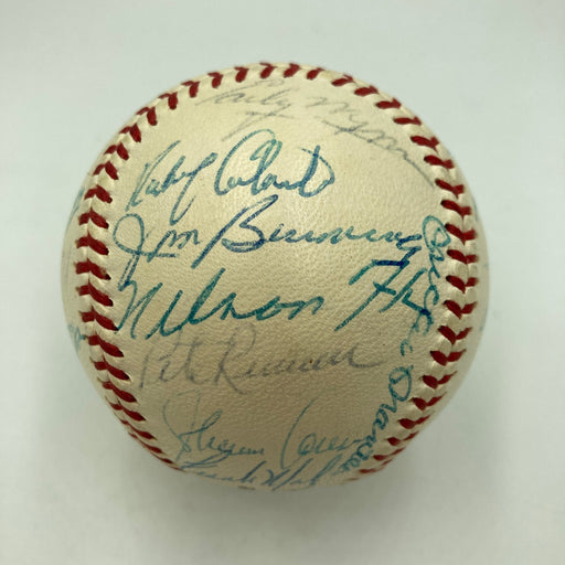 1959 All Star Game Team Signed Baseball Mickey Mantle JSA COA