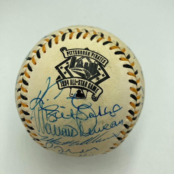 1994 All Star Game National League Team Signed Baseball Barry Bonds PSA DNA COA