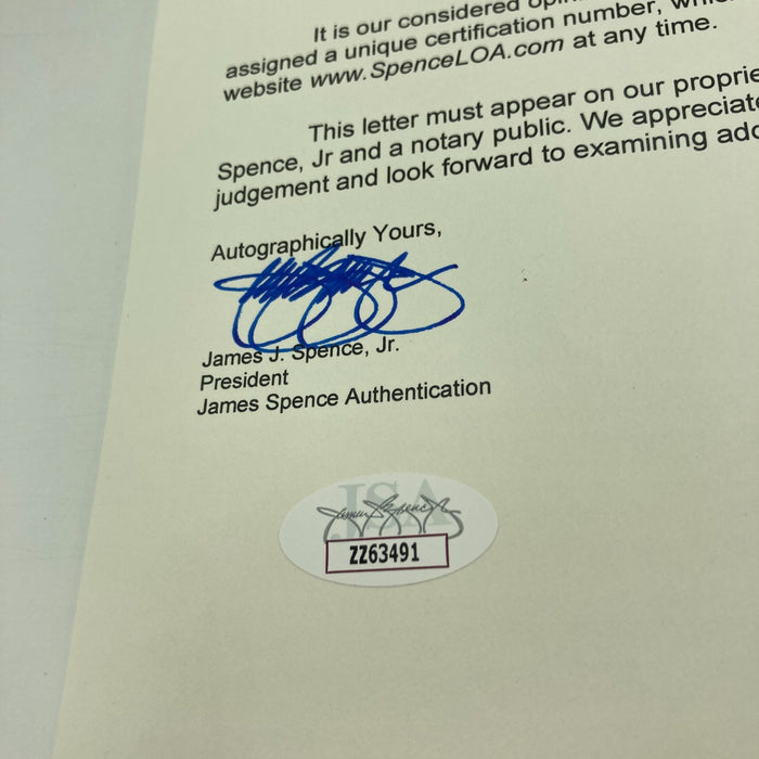 1961 New York Yankees World Series Champs Team Signed Baseball Mickey Mantle JSA