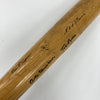 Travis Jackson Ted Lyons Judy Johnson Hall Of Fame Signed Baseball Bat JSA COA