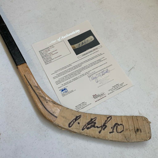 Pavel Bure Signed 1992-93 Game Used Hockey Stick Vancouver Canucks JSA COA