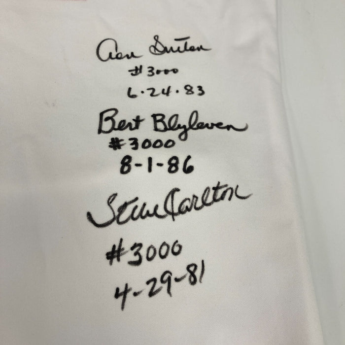 Nolan Ryan Tom Seaver Randy Johnson 3,000 Strikeout Club Signed Jersey MLB