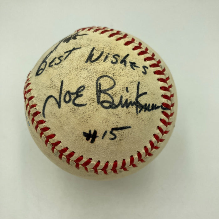 Joe Brinkman Umpire #15 Signed National League Baseball